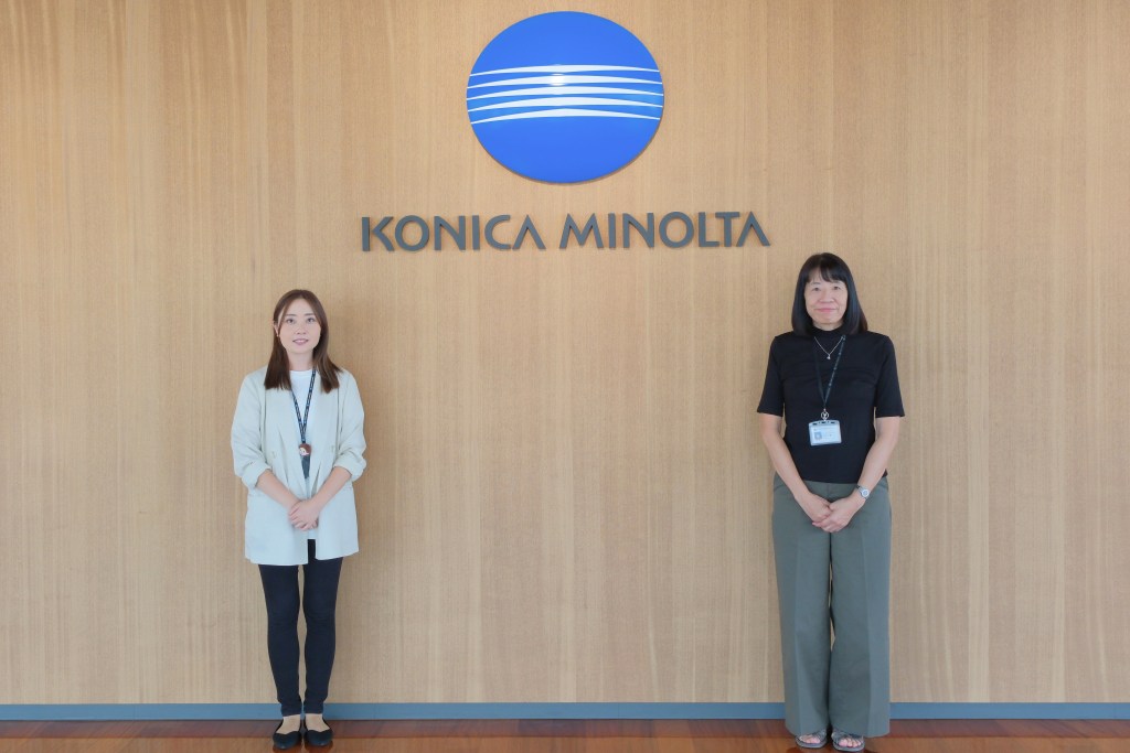 コニカミノルタ健康保険組合 人事部健康推進グループ 保健師の井関様、山元様