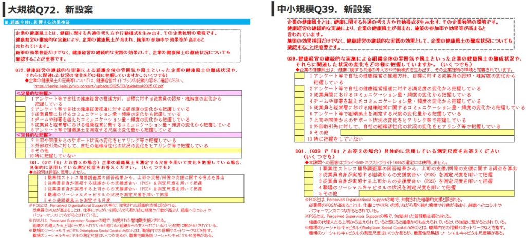 最新【令和7年度版】健康経営度調査票の主な変更点まとめ｜健康経営